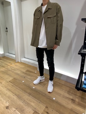 岡田さん(メンズ・181cm)の春コーディネート