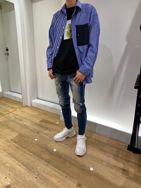 岡田さん（メンズ・180cm）の春コーディネート