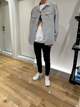 岡田さん(メンズ・180cm)の春コーディネート