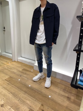 岡田さん（メンズ・180cm）の春コーディネート