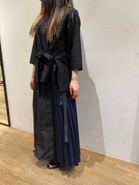 岡田さん(レディース・160cm)の春コーディネート