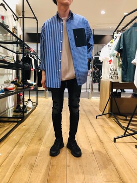 岡田さん（メンズ・172cm）の春コーディネート