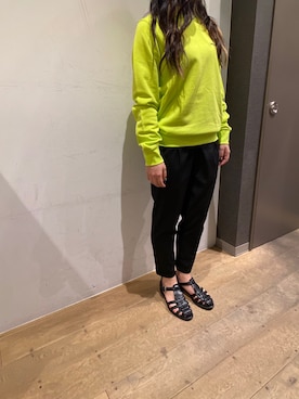 「SCOTCH & SODA（スコッチ アンド ソーダ）のアイテム」を使った、岡田さん（レディース・160cm）の夏コーディネート