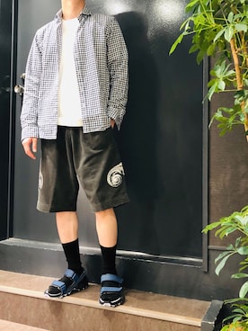 岡田さん（メンズ・172cm）の夏コーディネート