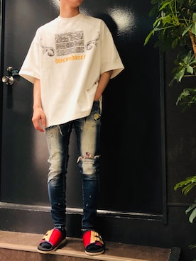 岡田さん（メンズ・172cm）の夏コーディネート