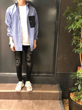 岡田さん（メンズ・172cm）の夏コーディネート