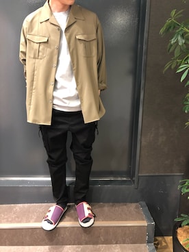 岡田さん（メンズ・172cm）の夏コーディネート