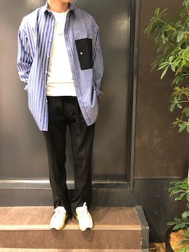 岡田さん（メンズ・172cm）の夏コーディネート