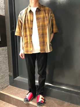 岡田さん（メンズ・172cm）の夏コーディネート