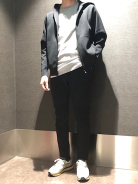 「SOLIDO（ソリード）のアイテム」を使った、岡田さん（メンズ・172cm）の夏コーディネート