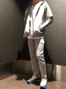 「SOLIDO（ソリード）のアイテム」を使った、岡田さん（メンズ・172cm）の夏コーディネート