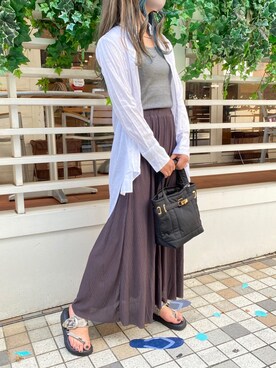 岡田さん（レディース・160cm）の夏コーディネート