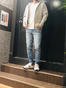 「SOLIDO（ソリード）のアイテム」を使った、岡田さん（メンズ・172cm）の夏コーディネート