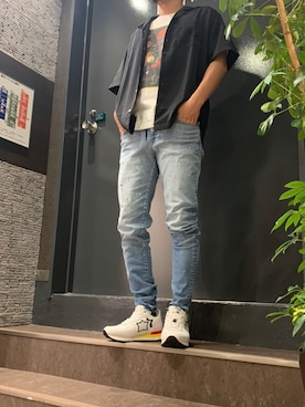 岡田さん（メンズ・172cm）の秋コーディネート