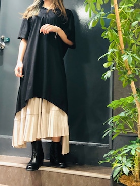 岡田さん（レディース・160cm）の秋コーディネート