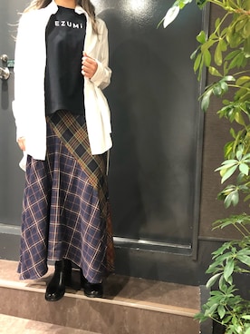 岡田さん（レディース・160cm）の秋コーディネート