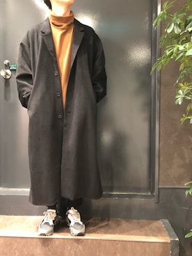 「B'2nd（ビーセカンド）のアイテム（ジャケット/アウター）」を使った、岡田さん（メンズ・172cm）の秋コーディネート