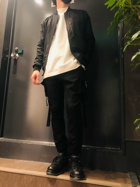 岡田さん（メンズ・172cm）の冬コーディネート