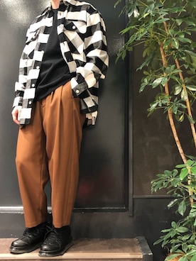 岡田さん（メンズ・172cm）の冬コーディネート