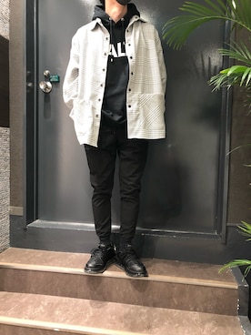 岡田さん(メンズ・172cm)の春コーディネート