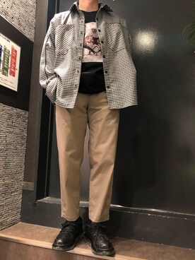 岡田さん（メンズ・172cm）の春コーディネート