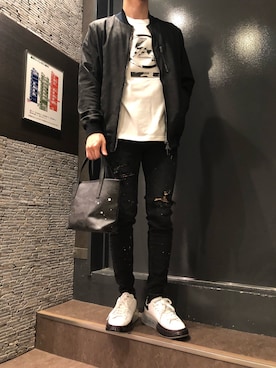 岡田さん（メンズ・172cm）の春コーディネート