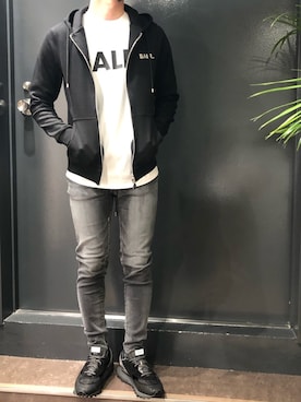 岡田さん（メンズ・172cm）の夏コーディネート