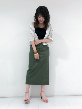 あんずさん（レディース・162cm）の夏コーディネート