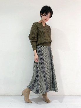 あんずさん（レディース・162cm）の冬コーディネート