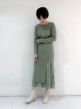 あんずさん(レディース・162cm)の冬コーディネート