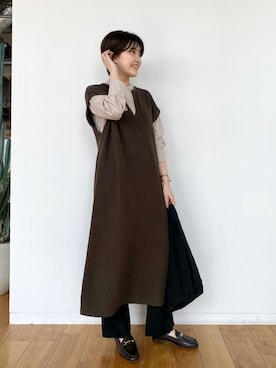 あんずさん(レディース・162cm)の秋コーディネート