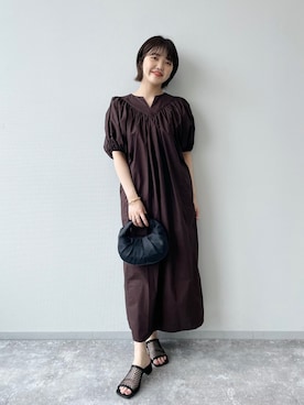 「e/rm（イーアールエム）のアイテム（バッグ）」を使った、あんずさん（レディース・162cm）の春コーディネート