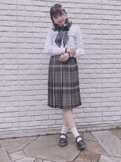春奈桃佳 Dr Martensのドレスシューズを使ったコーディネート Wear