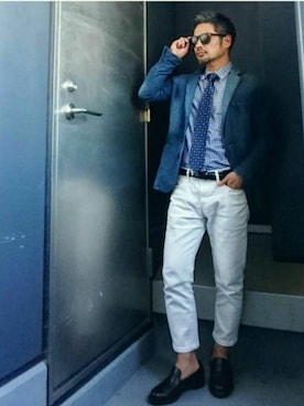 「ギンガムチェックシャツ」｜taro   さん（メンズ・165cm・40代）の春コーディネート