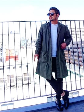 「チョコ色に染まれ」｜「アイテム（カバーオール）」を使った、taro   さん（メンズ・165cm）の冬コーディネート