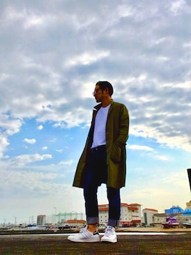 「アイテム（カバーオール）」を使った、taro   さん（メンズ・165cm・40代）の春コーディネート