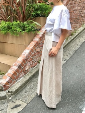 nano・universe lady's webeditorさん（レディース・158cm）の夏コーディネート