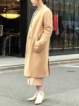 「NANO universe（ナノユニバース）のアイテム（パンプス）」を使った、nano・universe lady's webeditorさん（レディース・158cm）の秋コーディネート