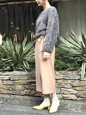 「NANO universe（ナノユニバース）のアイテム（パンプス）」を使った、nano・universe lady's webeditorさん（レディース・158cm）の秋コーディネート