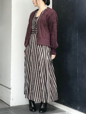 「シック」｜nano・universe lady's webeditorさん（レディース・158cm）の秋コーディネート