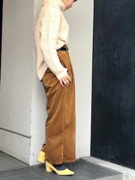 「SOKO（ソコ）のアイテム」を使った、nano・universe lady's webeditorさん（レディース・158cm）の冬コーディネート