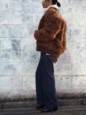 「SOKO（ソコ）のアイテム」を使った、nano・universe lady's webeditorさん（レディース・158cm）の冬コーディネート