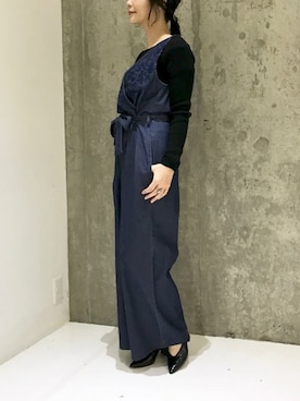 nano・universe lady's webeditorさん（レディース・158cm）の冬コーディネート