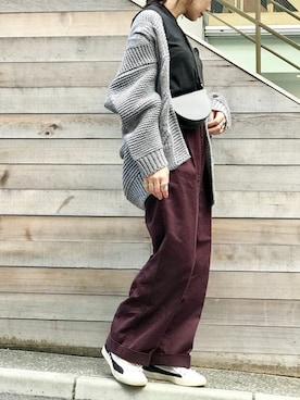 「ハーフムーンバック」｜nano・universe lady's webeditorさん（レディース・158cm）の秋コーディネート