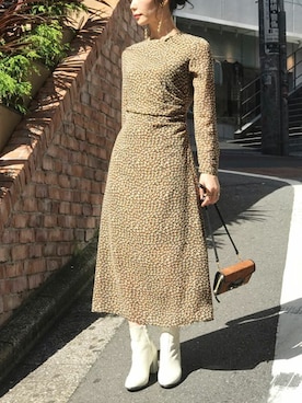 「HASHIBAMI（ハシバミ）のアイテム（バッグ）」を使った、nano・universe lady's webeditorさん（レディース・158cm）の秋コーディネート