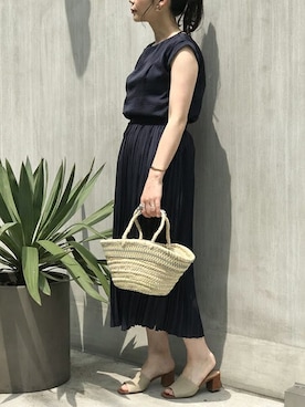 「ACE by MORIZANE（エースバイモリザネ）のアイテム」を使った、nano・universe lady's webeditorさん（レディース・158cm）の春コーディネート