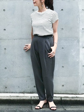 nano・universe lady's webeditorさん（レディース・158cm）の夏コーディネート