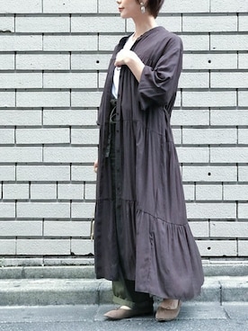 「NANO universe（ナノユニバース）のアイテム（バレエシューズ）」を使った、nano・universe lady's webeditorさん（レディース・158cm）の夏コーディネート
