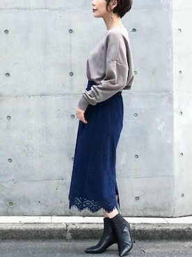 「ワッフル」｜nano・universe lady's webeditorさん（レディース・158cm）の秋コーディネート