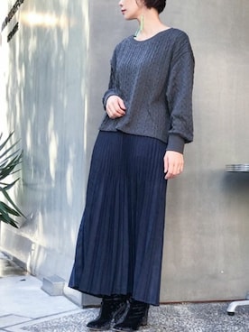 nano・universe lady's webeditorさん（レディース・158cm）の秋コーディネート